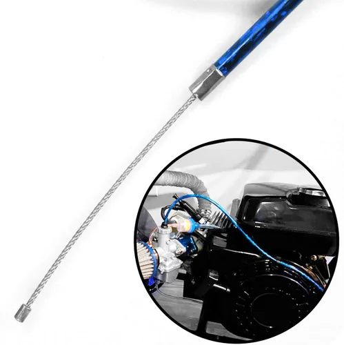 Miniatura 5 de HOLATO Cable de acelerador de 50'' para Predator 212cc 6.5hp Coleman CT100U CT200U BT200X Baja Warrior Doodlebug Db30 Mb165 Mb200 MOTOVOX MBX10 Azul