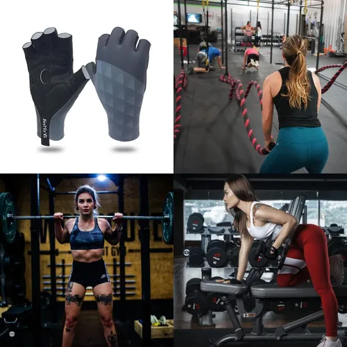 Miniatura 8 de JinMaYi - Guantes de ciclismo para bicicleta guantes de bicicleta de montaña antideslizantes amortiguadores acolchados transpirables guantes