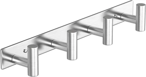 Miniatura 44 de VAEHOLD Ganchos de Pared para Abrigos Montados en Pared, Perchero con 6 Ganchos Dobles para Colgar Toalla Sombrero Abrigo Bata Bolsa Llave para Baño