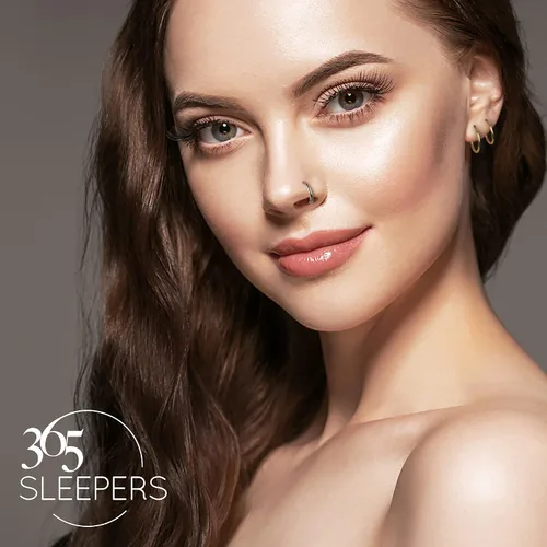 Miniatura 22 de 365 Sleepers - Piercing para el cuerpo de acero quirúrgico 316L, 20G, 18G, 16G, 14G, 12G, 10G, 8G, 6G, con sección abisagrado, se vende por unidad