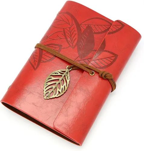 Miniatura 10 de Funda para notebook de cuero sintético, estilo vintage, con diseño de hojas, Negro