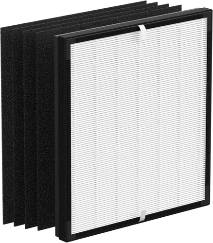 FLT5900 Filtro J de repuesto para AC5900WCA/AC5900WDLX Air Puri fiers, 1 True HEPA + 4 filtros de carbono