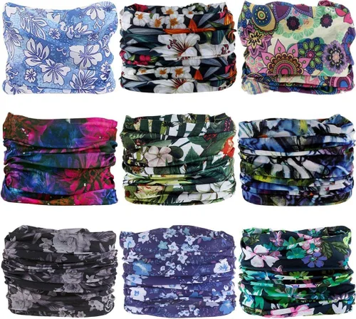 Miniatura 13 de VANCROWN - Diadema, bufanda, cinta para la cabeza, cubrebocas, bandana, para mujeres y hombres