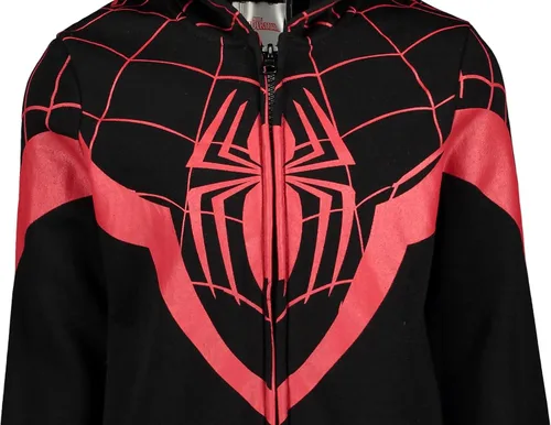 Miniatura 9 de Marvel Spider-Man Spider-Verse Venom - Sudadera con capucha y cremallera para niños pequeños y grandes