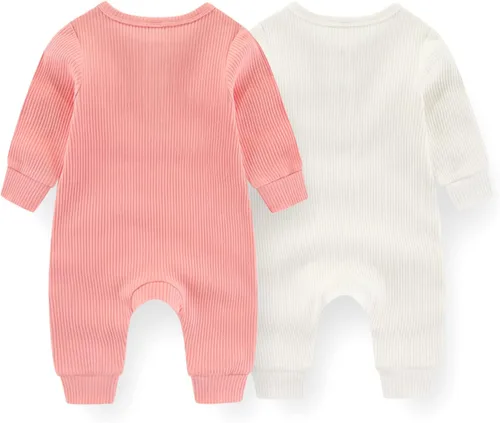 Miniatura 2 de ZAV Mono de manga larga unisex para bebé, niño y niña, 2