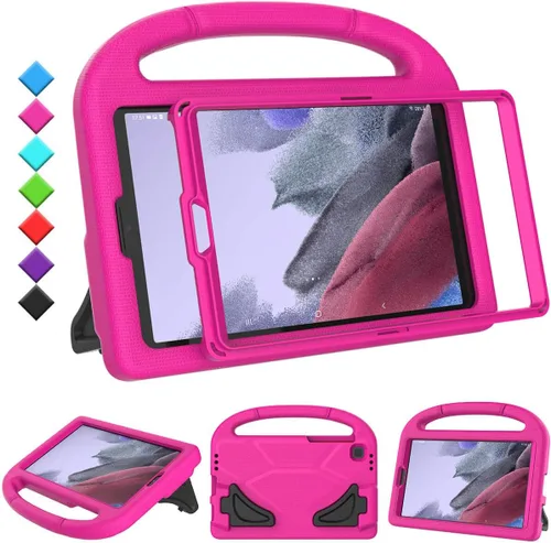 Miniatura 11 de Funda para niños para tablet Samsung Galaxy Tab A7 Lite de 8.7", protector de pantalla integrado, funda protectora con mango y soporte a prueba
