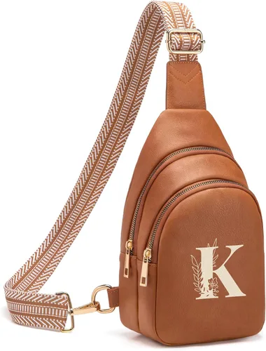 Miniatura 24 de Viverte Bolsas Cruzadas para Mujeres Bolso de Hombro Inicial Riñoneras Personalizadas Regalos para Mamá Mujer Esposa