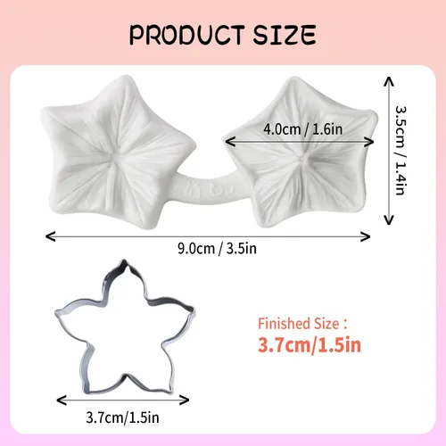 Miniatura 2 de KALAIEN Flor Cupcake Toppers Fondant Azúcar Artesanía Herramientas Gumpaste Chocolate Moldes