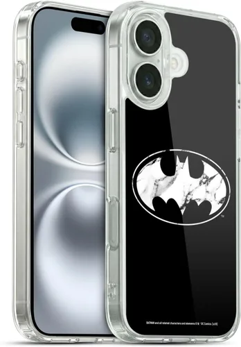 Miniatura 425 de Head Case Designs Funda de gel con licencia oficial de Batman DC Comics Bat Signal Logos [protección de grado militar] compatible con Apple iPhone 7