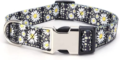 Miniatura 2 de Lindo collar para perros XS, pequeños, medianos y grandes, collar de nailon suave para mascotas, estampado 3D, con patrones multicolores, collares 12