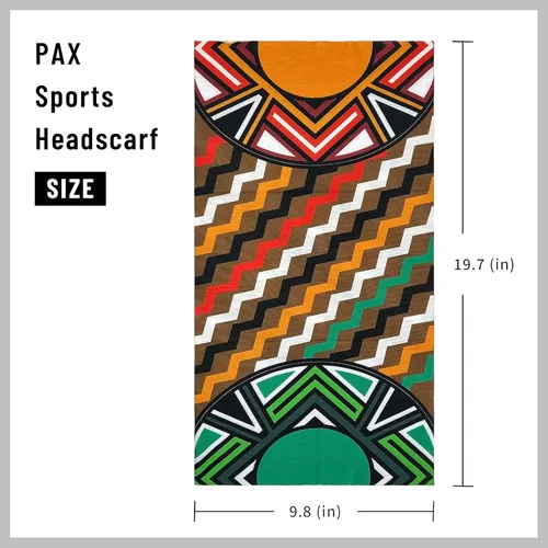 Miniatura 2 de PAX Coolmax - Pañuelo deportivo, polaina para el cuello, diadema, pasamontañas, bufanda mágica, protección solar UV, transpirable, elástico