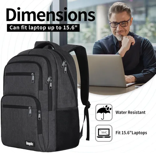 Miniatura 3 de Skaypibs Mochilas escolares para mujeres, mochilas escolares para niñas, niños y adolescentes, mochilas para laptop de 15.6 pulgadas con puerto