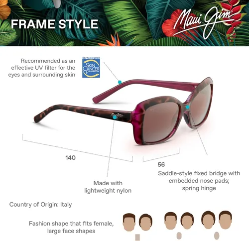 Miniatura 6 de Maui Jim Gafas de sol polarizadas Orchid para mujer