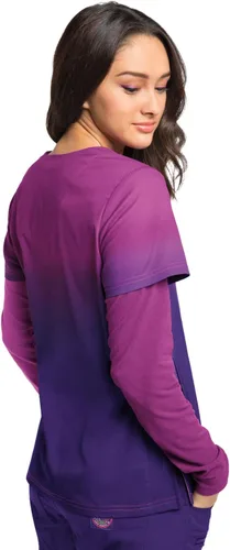 Miniatura 2 de KOI Lite 370PR Ombre Reform - Camisa de uniforme médico, de color degradado, para mujer