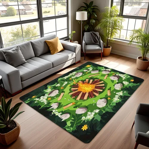 Miniatura 36 de Alfombra de Juego de Autos de Carreras para Niños, Alfombras de Juego para Niños, Alfombra de Sala de Juegos para Niños con Respaldo de Goma