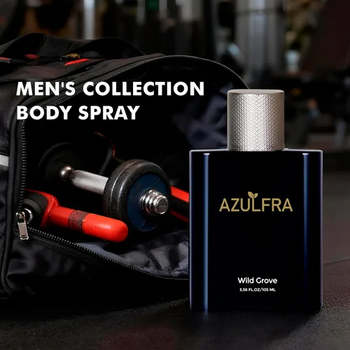 Miniatura 5 de Azulfra Spray corporal desodorante para hombres, 3.56 onzas líquidas, notas de limón lavanda y vainilla, fragancia de larga duración para hombres