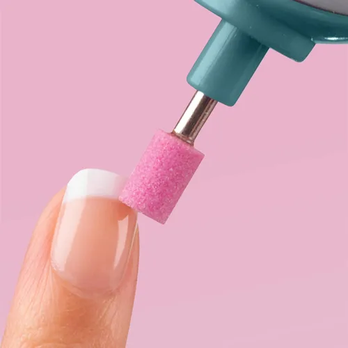 Miniatura 5 de Kiss Professional, taladro eléctrico de uñas, lima de uñas eléctrica y sistema de secado de uñas, incluye 12 accesorios, empujador de cutículas