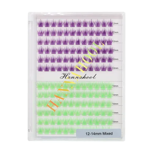 Miniatura 20 de 12 filas - Bandeja grande con pestañas postizas mixtas de 8, 10, 12, 14, 16 mm / mixtas de 14, 15, 16 mm / mixtas de 14 mm - 16 mm / mixtas de 18-20