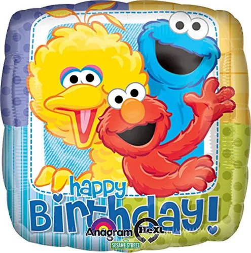 Miniatura 5 de Anagram Party Supplies - Ramo de globos de 1er cumpleaños de monstruo de galletas Elmo y amigos