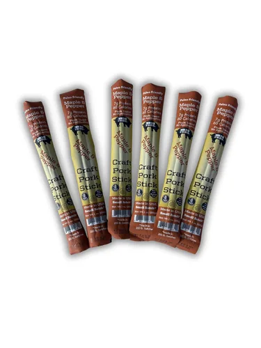Miniatura 13 de Salchicha de cerdo original – Palito de carne artesanal con condimento natural Alto en proteínas, apto para dieta cetogénica, sin gluten, sin soja