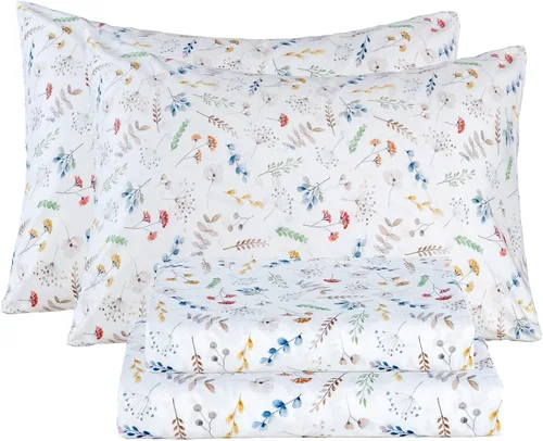 Miniatura 40 de Bedlifes Galaxy Outer Space Juego de Sábanas, con temática de galaxia, 3 piezas, incluye sábana encimera, sábana bajera y 1 funda de almohada