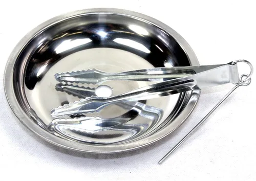 Miniatura 5 de GStar Juego completo de 4 mangueras para cachimba Shisha de 18" - Jarrón metálico Da Vinci Glass (cientia negro)