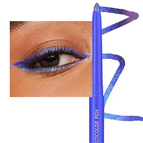 Miniatura 12 de Lápiz delineador de ojos Chameleon, delineador de ojos metálico brillante que cambia de color, sombra de ojos y delineador de ojos impermeable de #
