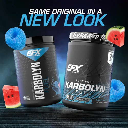 Miniatura 2 de EFX Sports Karbolyn Fuel Polvo de carbohidratos de absorción rápida Carga de carbohidratos, energía sostenida, recuperación rápida Sin