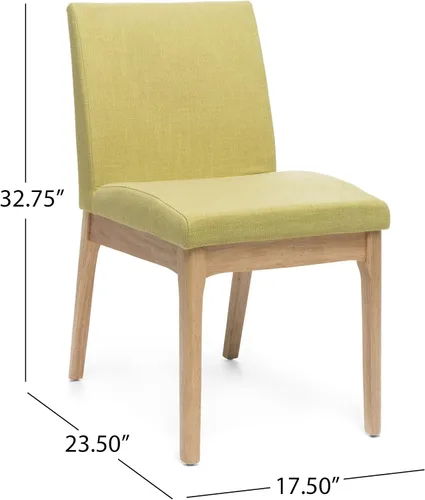 Miniatura 2 de Silla de comedor moderna, Katherine Mid Century (juego de 2), Tela