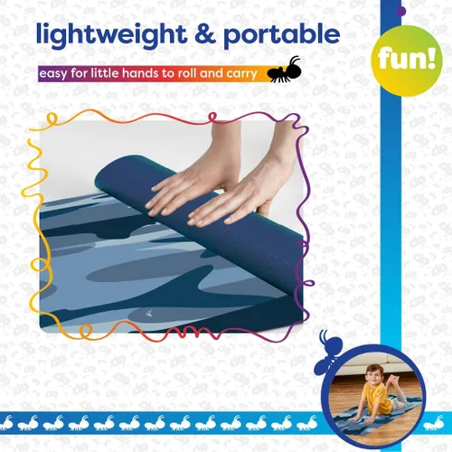 Miniatura 6 de Esterilla de Yoga para Niños Antsy Pants - Esterilla de Yoga para Niños, Esterilla de Yoga para Ejercicio en Casa, Esterilla de Yoga para Viajar