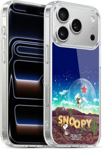 Miniatura 114 de Head Case Designs Funda de gel con licencia oficial de Peanuts Nebula Cactus Needles Snoopy Space Cowboy [protección de grado militar] compatible