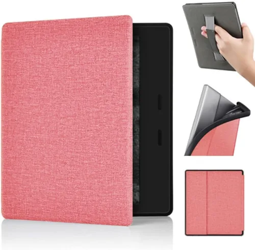 Miniatura 13 de Funda para Kindle Oasis de 7 pulgadas, 10ª generación, versión 2019 [modelo No: S8IN40] con correa de mano y apagado y encendido automático, fundas