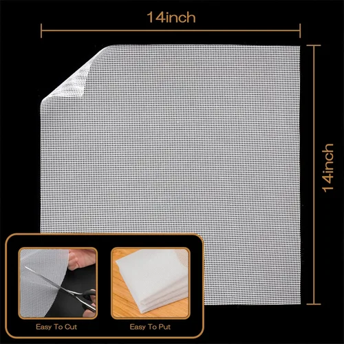 Miniatura 8 de Paquete de 6 hojas deshidratadoras de silicona, alfombrillas deshidratadoras antiadherentes para secadora de frutas, forro de bandeja reutilizable