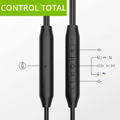 Miniatura 4 de Avantree E171 - Auriculares con cable AUX de 3.5mm con micrófono y control de volumen en línea, compatibles con auriculares con cable tradicionales