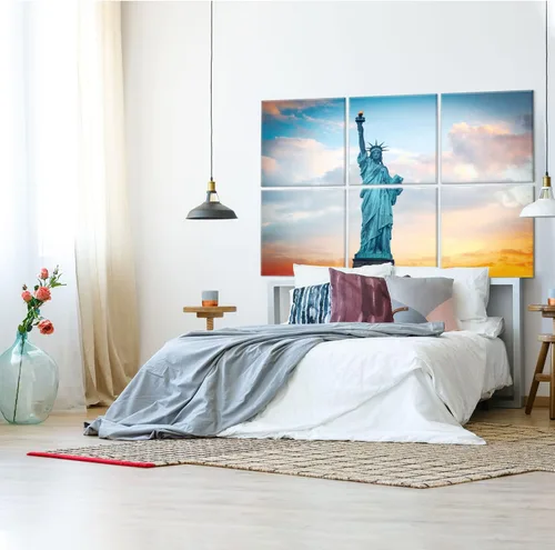 Miniatura 4 de JBER Paneles acústicos artísticos decorativos, paquete de 6 paneles acústicos artísticos para decoración de pared con autoadhesivo, adecuados