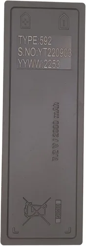 Miniatura 4 de 2 piezas 7.2V 2000mAh RSC7220 13445 NiMH batería de repuesto para Scanreco 592, 16131, 590, 960, BS590, Cifa, EA2512, Effer, Fasse, Fassi, FBS590