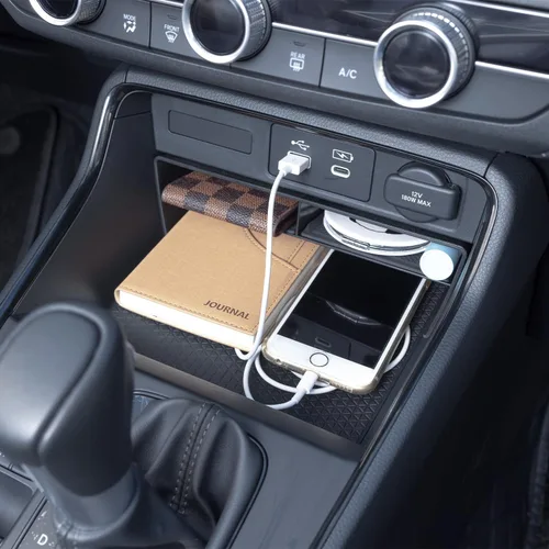 Miniatura 3 de PIMCAR 2 piezas Organizador de consola central y bandeja de reposabrazos para Honda CRV 2026 2025 2024 2023, accesorios para CR-V híbrido