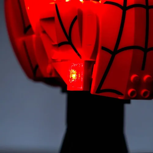 Miniatura 5 de VONADO Kit de luz LED compatible con la máscara de Lego Spider Man 76285 (solo luces, sin modelos) Juego de iluminación creativa Accesorios