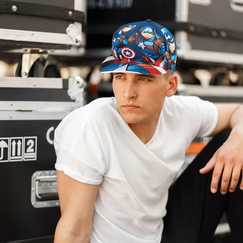 Miniatura 5 de Marvel Gorra de béisbol de los Vengadores, talla única, sombrero cómodo, regalo de los Vengadores para hombres, mercancía para hombre