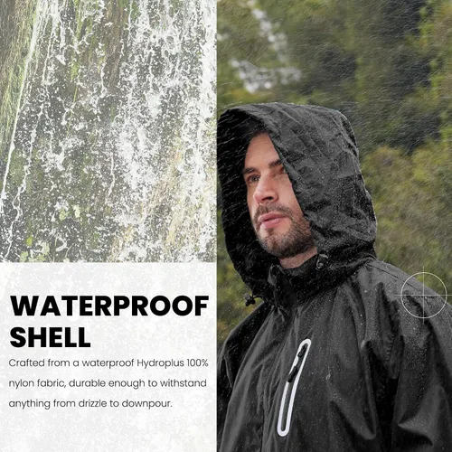 Miniatura 4 de SWISSWELL Trajes de lluvia impermeables y ligeros para hombres y mujeres, chaqueta y pantalones para golf, senderismo, viajes