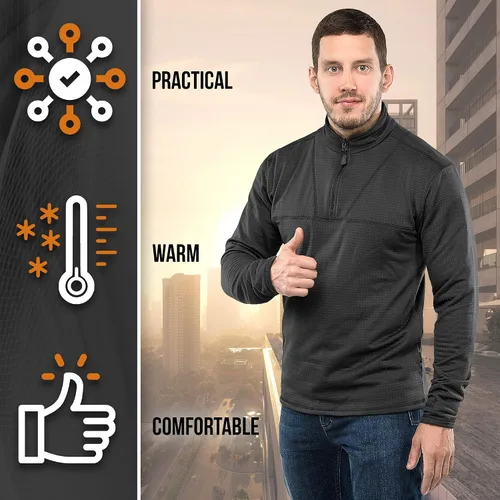Miniatura 3 de Delta Level 2 - Ropa interior térmica para hombre con forro polar