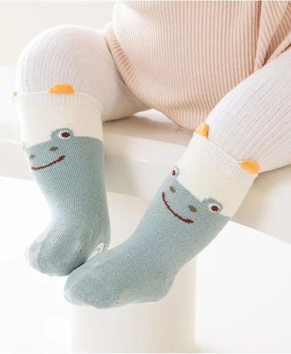 Miniatura 7 de Calcetines antideslizantes para bebés, calcetines de dibujos animados antideslizantes con puños para niñas, niños y recién nacidos, 6 pares