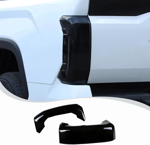 Miniatura 9 de Cubierta de Luz Trasera Carcasa de Lámpara Trasera Protector de Pantalla Marco de Moldura Compatible con Toyota Tundra 2022 2023 2024 2025, ABS