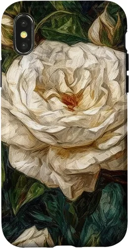 Miniatura 5 de Funda para iPhone 13 Van Gogh Art White Flower White Roses