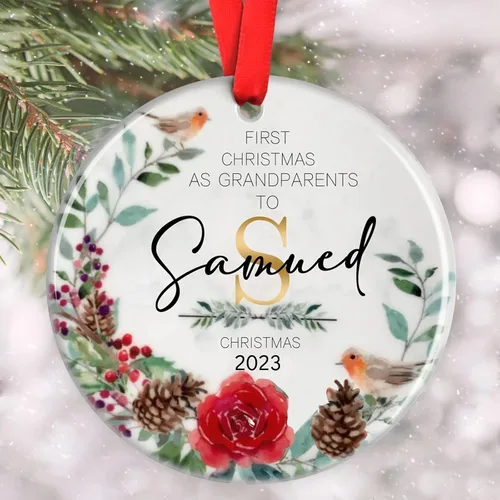 Miniatura 14 de Adornos familiares personalizados, adorno de Navidad familiar, decoración del hogar de Navidad, regalos de Navidad para la familia, adornos de árbol