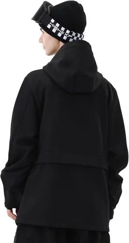 Miniatura 2 de Sudadera con capucha para esquí, snowboard, chaqueta Anarok para nieve, holgada, impermeable, resistente al viento, aislada, para mujeres y hombres