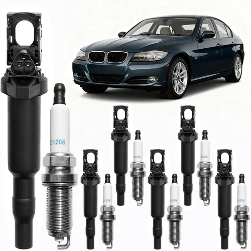 Miniatura 8 de Paquetes de Bobina de Encendido HQPASFY, Compatible con BMW 2002-2018 750li/550i/650i/750i, X5/X6, 545i/645ci/745i/745li, Alpina B6/B7/M5/M6 4.4L