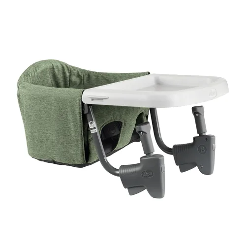 Miniatura 16 de Chicco FastLock 360 Trona Giratoria con Gancho, Trona Portátil para Bebés y Niños Pequeños, Se Instala en Segundos Carbón/Gris