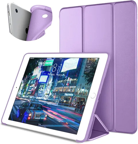 Miniatura 14 de DTTO Funda para iPad Air 1ª edición, (no para iPad Air 2 y Air 3) Ultra delgado y ligero Smart Trifold Stand con cubierta trasera de TPU suave