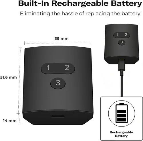 Miniatura 5 de THIRDREALITY Botón inteligente ZB2, requiere ZigBee Hub, tres botones inalámbricos, escenas personalizables, control remoto, compatible con Home